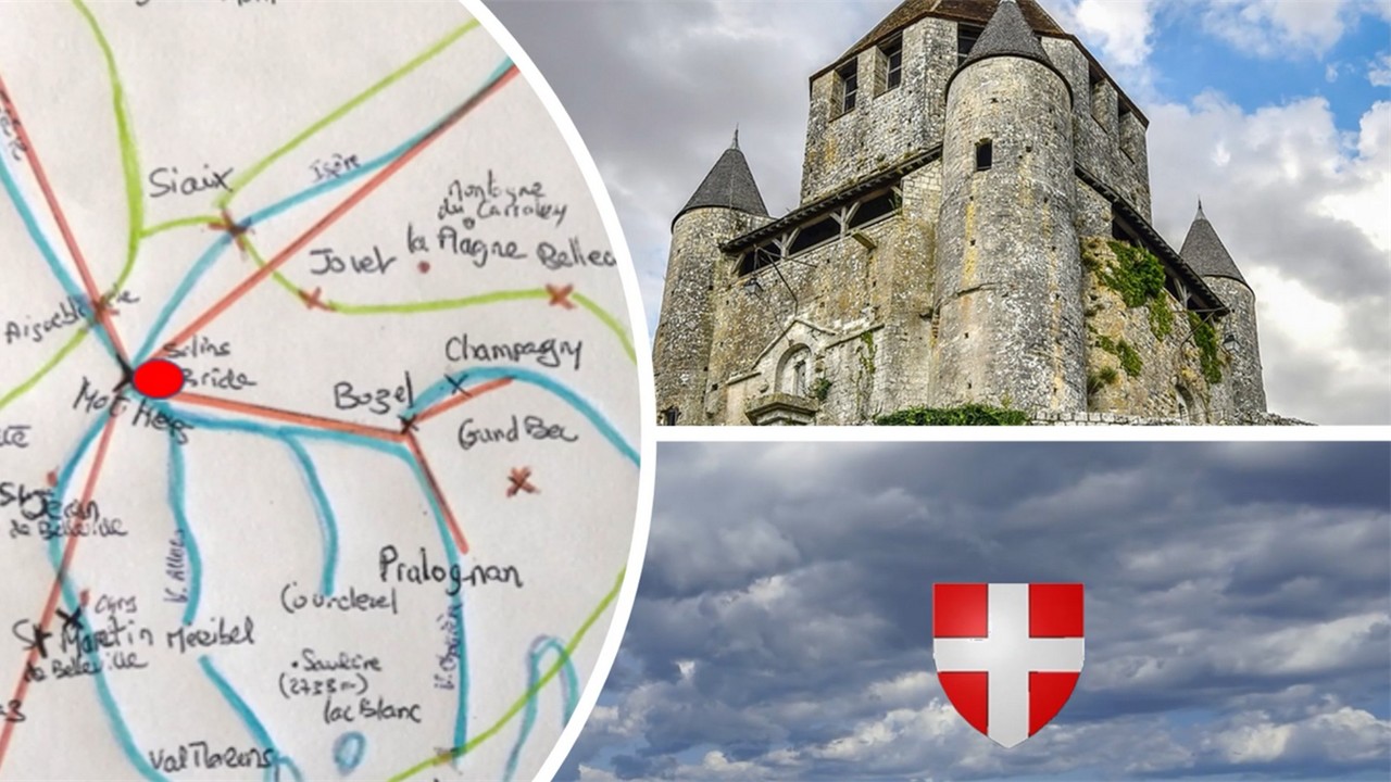 Salins terre comtale des princes de la Maison de Savoie (Château non représentatif )